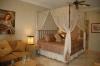 VLE #1604 Master Bedroom Suite with canopy king bed and sleeper queen sofa