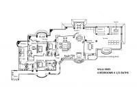 Villa La Estancia Penthouse #3603 floorplan