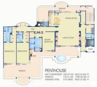 Estancia Penthouse 2801 floorplan