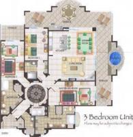 3BR Penthouse Villa 3401 floorplan