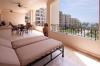 Large private balcony with ocean view