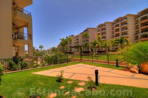 The outdoor view from Villa 1209.