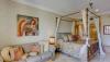 VLE #1604 Master Bedroom Suite with canopy king bed and sleeper queen sofa